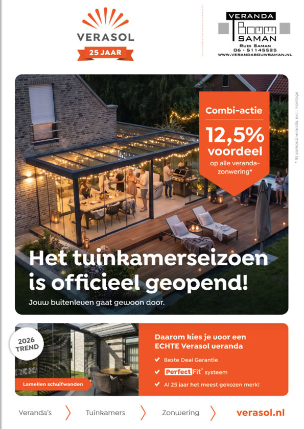 Verandabouwsaman mockup campagne 7 2026 verasol